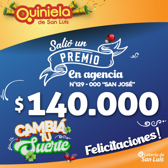 ¡Salió un premio de Quiniela en Quines!