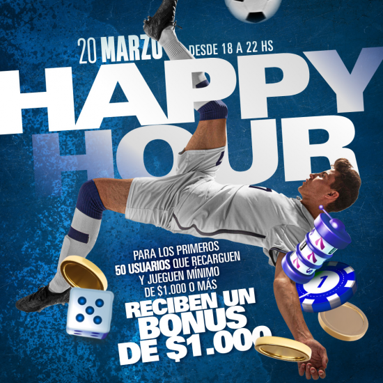 BASES Y CONDICIONES HAPPY HOUR A REALIZARSE EN JUGADON.COM